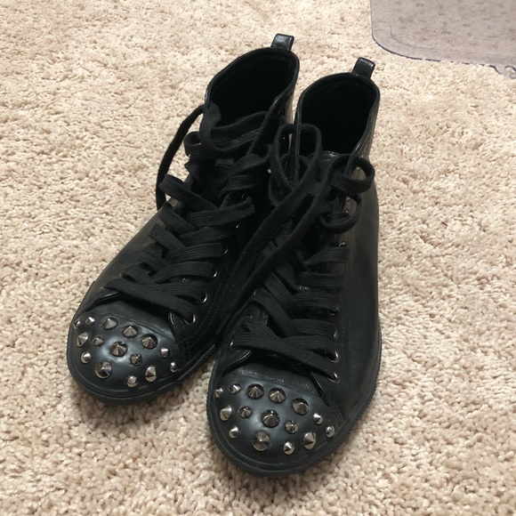 prada studded sneakers